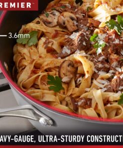 Calphalon 8-Piece Pots and Pans Set, Nonstick Kitchen Cookware with Stay-Cool Handles, Dishwasher and Metal Utensil Safe, Black Cookware Set 20 917s4HKuOXL