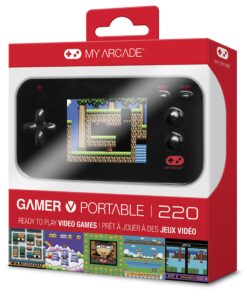 My Arcade Gamer V Portable - Handheld Gaming System - 220 Retro Style Games - Lightweight Compact Size - Battery Powered - Full Color Display - Black - Electronic Games 18 9181wJ6vPCL