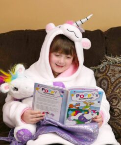 Plushible Unicorn Stuffed Animal for Kids (Poppy's The Greatest Gift Set) Poppy's The Greatest Gift Set 11 9189KDC2PpL