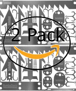 Ultimate Survival Credit Card Tool (2 Pack) -Best Bug Out Shtf Camping Gear EDC Multitool - Hooks; Arrowheads; Saws, Lures Fishing Hunting Survival Kit, Preppers Emergency Kit; 11 918AIt77oKL