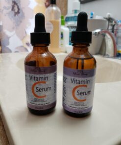 DOUBLE SIZED (2 oz) PURE VITAMIN C SERUM FOR FACE With Hyaluronic Acid - Anti Wrinkle, Anti Aging, Dark Circles, Age Spots, Vitamin C, Pore Cleanser, Acne Scars, Organic Vegan Ingredients 33 918GWlsNNGL