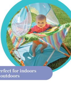 Summer Infant-Pop 'N Jump Portable Baby Activity Center - Lightweight Baby Jumper with Toys and Canopy for Indoor and Outdoor Use Outdoor Animals 27 918VC2LSwZL