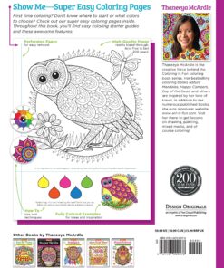Alternative view of Groovy Owls Coloring Book (Coloring is Fun) (Design Originals) 32 Adorable Art Activities with Quiet, Stoic, Wise, and Happy Owls, plus Beginner-Friendly Advice, Techniques, Color Choices, & Examples Paperback, Coloring Book