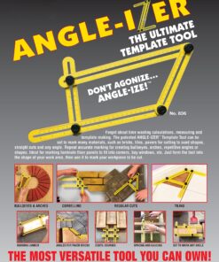 General Tools 836 ANGLE-IZER Template Tool Fiberglass Filled Nylon Template Tool 16 918cFuJhT L