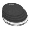 Evans SoundOff by Evans Drum Mute Pak (4pc) – Provides 95% Volume Reduction Without Drastically Altering Drums’ Feel – Quietly Practice Directly on Drum Sets – For Standard-Sized Kits 12, 13, 14 (Snare), 16 Standard Pack 13 918gJBi0tL