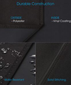 Unicook 40 Inch Smoker Cover for Masterbuilt, Electric Smoker Cover Heavy Duty Waterproof, Square Vertical Smoker Grill Cover Fade and UV Resistant, 23" W x 17" D x 39" H, Black 23”W x 17”D x 39”H 33 918gPxYtYXL