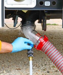 Valterra 45 Degree Hydroflush Attachment with Removable Anti-Siphon Valve for RV, Camper, Trailer -F02-4100 17 918k9jhuuNL