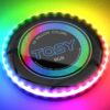 TOSY Flying Disc - 16 Million Color RGB or 36 or 360 LEDs, Extremely Bright, Smart Modes, Auto Light Up, Rechargeable, Cool Fun Christmas, Birthday & Camping Gift for Men/Boys/Teens/Kids, 175g frisbee RGB Disc (Multi-color) 8 918mic3PdEL