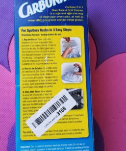 Carbona 2-in-1 Oven Rack and Grill Cleaner Bagged 16.8 Oz 52 918wsvIlMKL