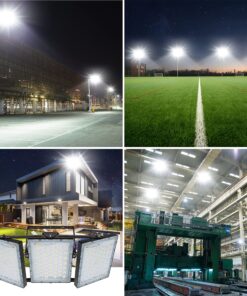 LED Flood Light Outdoor, STASUN 300W 27000lm Outdoor Area Lighting, IP66 Waterproof Exterior Floodlight Commercial Security Light, 5000K Daylight White, 3 Adjustable Heads for Yard, Street,Parking Lot 20 918xE17fz9L
