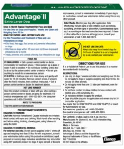 Advantage II XL Dog Vet-Recommended Flea Treatment & Prevention | Dogs Over 55 lbs. | 4-Month Supply 4-Pack 25 918xh6QDbGL