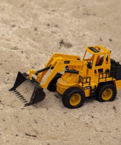 Top Race (TR-113 5 Channel Full Functional Remote Control Tractor Toy Front Loader | 14 x 6 x 8 inch Electric RC Remote Control Construction Toy Tractors with Lights & Sounds 16 9194ClpJy4L 1
