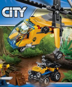 Alternative view of LEGO City Jungle Explorers Jungle Cargo Helicopter 60158 Building Kit (201 Piece)