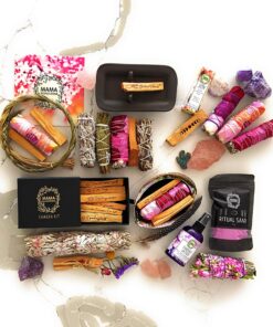 MAMA WUNDERBAR Sage Bundles* White Sage and Palo Santo * Handmade Smudge Kit * Floral Sage Sticks 28 919JVddPL