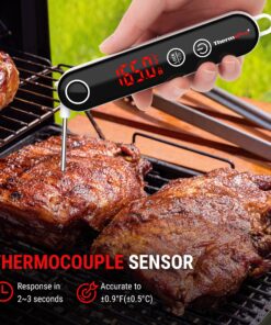 Alternative view of ThermoPro TP18 Ultra Fast Thermocouple Digital Instant Read Meat Thermometer for Grilling BBQ Smoker Kitchen Food Cooking Thermometer for Oil Deep Fry Candy Thermometer