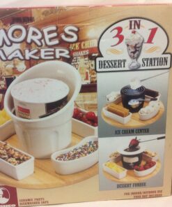 Alternative view of SMORES MAKER - Indoor/Outdoor 3-in-1 Dessert Station (S'mores, Fondue, Ice Cream)