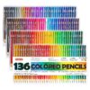 Shuttle Art 136 Coloured Pencils , Soft Core Colouring Pencils Set for Adult Colouring Books, Doodling, Sketching, Drawing, Art Supplies 136 colour 27 919OIqSgwDL