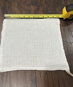 MUKIN Baby Washcloths - Natural Cotton Baby Wipes - Soft Newborn Baby Face Towel and Washcloth for Sensitive Skin- Baby Registry as Shower, 5 Pack 12x12 inches 28 919QYnV0YxL