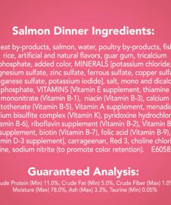 Purina Friskies Wet Cat Food Pate - 5.5 oz. Can Salmon Dinner 5.5 Ounce (Pack of 24) 31 919ayLDq30L