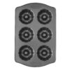 Wilton Excelle Elite Non-Stick 6-Cavity Mini Fluted Tube Baking Pan