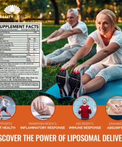 PURALITY HEALTH Liquid Turmeric Supplement, Fulvic Acid, Support Joint Health, Liposomal Enhanced Absorption, Vegan, Month Supply 22 919coXTFvWL