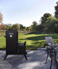 Dyna-Glo DGO1176BDC-D Vertical Offset Charcoal Smoker Standard Black 45 919jfZa8hrL