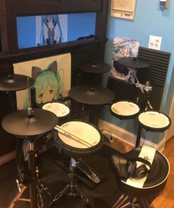 On-Stage DMA4450 DrumFire Non Slip Drum Mat with Bag, 4' x 4' 4x4 11 919sQsKAfL