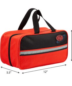 Lifeline AAA Premium Road Kit, 42 Piece Emergency Car Kit with Jumper Cables, Flashlight and First Aid Kit,4330AAA,Black 19 91A06oFwcL