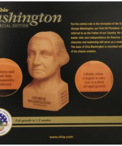 Chia Pet George Washington with Seed Pack, Decorative Pottery Planter, Easy to Do and Fun to Grow, Novelty Gift, Perfect for Any Occasion 12 91A2WuMhUhL
