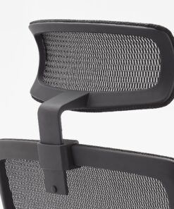 Amazon Basics Ergonomic Adjustable High-Back Chair with Flip-Up Arms and Headrest, Contoured Mesh Seat - Black, 25.5"D x 26.25"W x 49.25"H 19 91A5LN72PKS