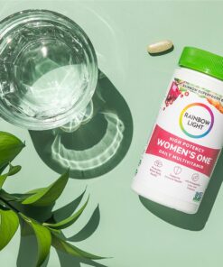 Rainbow Light Womens One High-Potency Daily Multivitamin, Womens Multivitamin Provides High-Potency Immune Support, With Vitamin C, Biotin and Ashwagandha, Vegetarian, 150 Count Women's One 150 Count (Pack of 1) 36 91A6 tHWKL