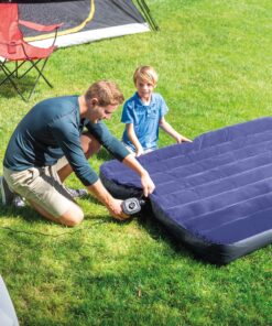 INTEX 66633E QuickFill 12 Volt DC Electric Pump: Inflates and Deflates Air Mattresses, Kayaks, Boats – Includes 3 Interrconnecting Nozzles – Sleek and Compact Design – 650 L/Min Air Flow – Outdoor Use 19 91A6U5YFkZL