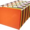 Amazon Basics Hanging Organizer File Folder, Letter Size, Assorted Colors - Pack of 25