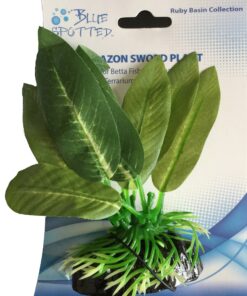 Alternative view of Blue Spotted Betta Plant, Amazon Sword Great for Betta Fish and Use Betta Leaf Pad & Betta Log
