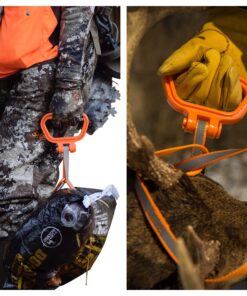 MULTUS Perfect Deer Drag Fast & Easy to use Durable Safety Reflective Orange Strap Compact Comfort Grip Handle Game Dragger and Hunting Gear 1 pack 16 91ACVWX7uQL