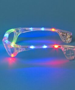 2-Pack of Flashing Panda LED Light-Up Flashing Party Raver Full-Frame Sunglasses Shades, Multi-Color 9 91ADm82khL