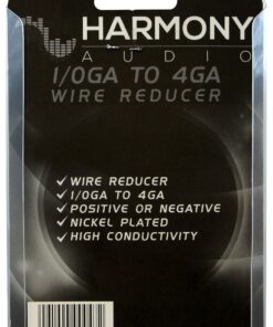 Harmony Audio HA-WR04 Car Stereo Power or Ground 1/0 to 4 Gauge Wire Reducer - Nickel Plated 14 91AGh9GwoL