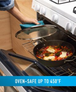 Calphalon Classic Hard-Anodized Nonstick Cookware Kitchen Essentials Set, 6-Piece Pots and Pans Set 6-Piece Nonstick w/ AquaShield™ 34 91AJyb2sRWL