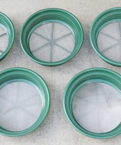 SE 9-Piece Set of Patented Stackable 13-1/4 Sifting Pans - GP2-9 Set 9 Pieces 18 91ALd0N3FxL