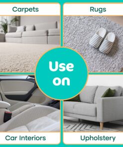 Carpet Miracle - Carpet Cleaner Shampoo Solution for Machine Use, Deep Stain Remover and Odor Deodorizing Formula, Use On Rug Car Upholstery and Carpets (32FL OZ) Spring Mint Scent 32 Fl Oz (Pack of 1) 37 91AN9RZuH5L