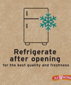 Old Wisconsin Turkey Sausage Snack Sticks, Naturally Smoked, Ready to Eat, High Protein, Low Carb, Keto, Gluten Free, 6 Ounce Resealable Package 25 91APsXZN8ZL