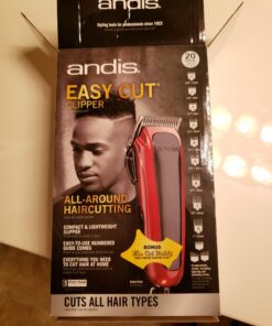Andis 75360 Adjustable Blade Clipper Easy Cut 20-Piece Haircutting Kit, Red/Black 18 91AR FG9SzL