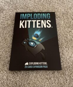 Imploding Kittens Expansion Set - Easy Family-Friendly Party Games - Card Games for Adults, Teens & Kids - 20 Card Add-on Imploding Kittens (Expansion) 54 91AVA TyYdL