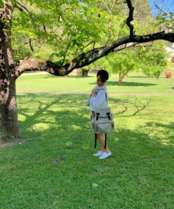 VS VOGSHOW Diaper Bag Backpack, Multifunction Stylish Travel Baby Bag Backpack with Crossbody Strap, Maternity Nappy Bag Gray 101 91AXOYQWNhL