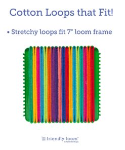 7" LOOPS, MAKES TWO POTHOLDERS - MULTI 10 91AaWm6TOL