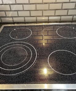 Cerama Bryte Combo Kit POW-R Grip, Scraper, Pad & Removes Tough Stains Cooktop and Stove Top Cleaner for Glass - Ceramic Surfaces, 10 Ounces, 4 Piece 57 91AcjO8RCkL