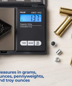 AMERICAN WEIGH SCALES Series Digital Pocket Weight Scale 1kg x 0.1g, (Black), AWS-1KG-BLK 1000G x 0.1G 26 91AdUzq4xnL