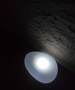 Britta Products Solar Path Paver Stones - Waterproof Solar LED Light for Garden Paths and Stairs - LED Cool White Stone Markers - Set of 3 Stone Lamps 17 91AgnEOf2RL