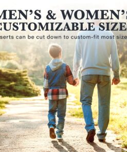 MAGNETJEWELRYSTORE Magnetic Unisex Therapy Shoe Inserts, 1 Pair (Men's 7-13, Women's 5-10) 11 91AtEYAD 5L