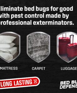 Exterminators Choice Bed Bug Defense Spray - Gallon Size - Effective Bed Bug Repellent for Bedding - Carpet - Furniture - Backpacks - Powerful Bed Bug Killer - Natural Bedbugs Killers Treatment 12 91AzOX6vYzL
